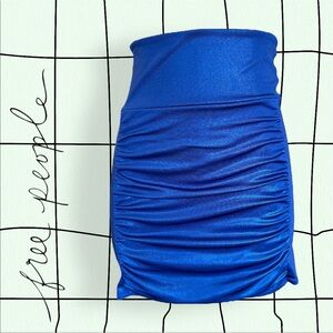Free People Ruched Shimmer Mini